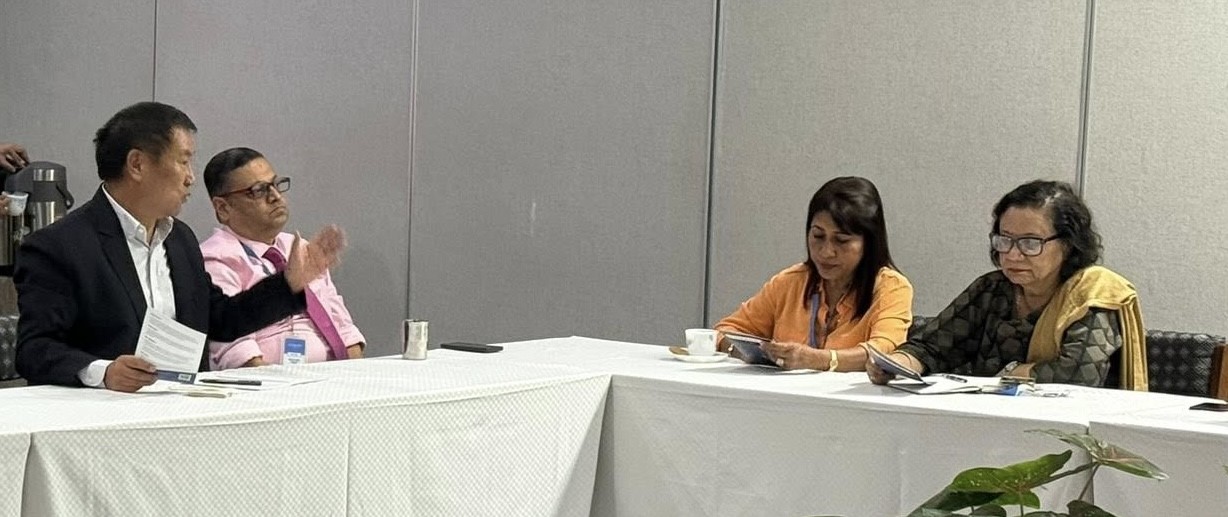 Members visit ICIMOD to discuss climate justice